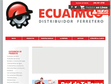 Tablet Screenshot of ecuaimco.com.ec